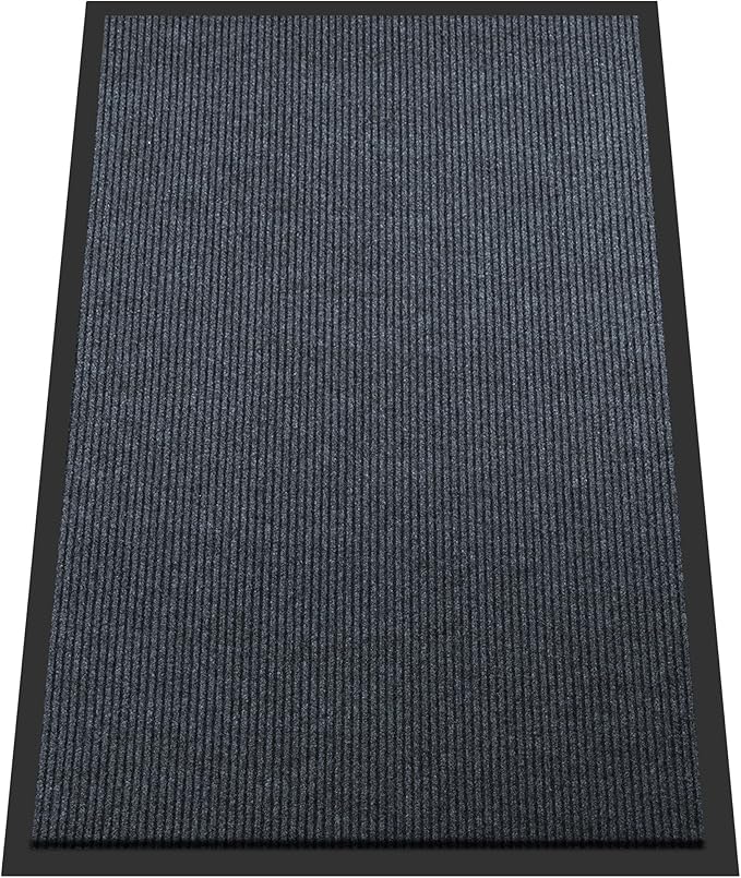 Extra Large Front Door Mat, 5 x 3 Feet Indoor Outdoor Entrance Mat, Heavy Duty - Image 2