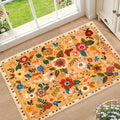 RELEANY Floral 2x3 Area Rugs Washable Print Boho Cute Carpet Non Slip Flower by RELEANY