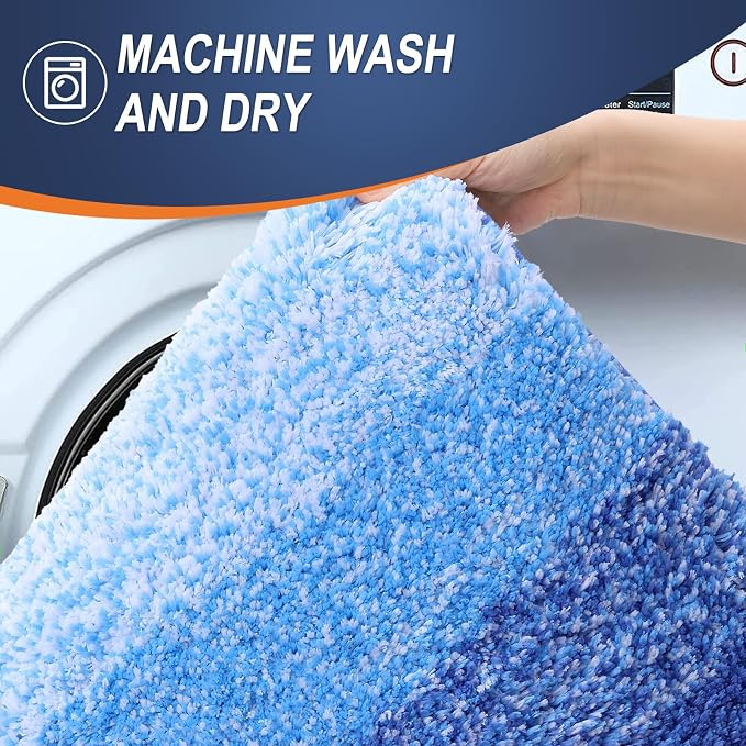 OLANLY Large Bathroom Rugs Mat 40x24, Extra Soft Absorbent Microfiber Bath Rugs - Image 5