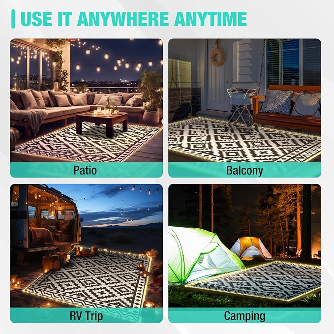 HAUSHOF 5'X8' Outdoor Rug Waterproof - Image 7