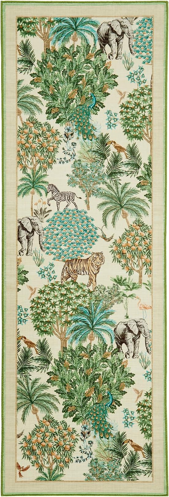 GarveeHome Jungle Rug 2.5x10 Kitchen Runner Rug Non Slip Washable Runners - Image 4