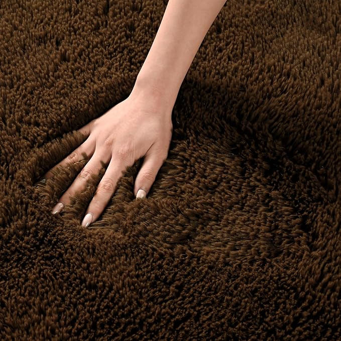 Andecor Soft Fluffy Bedroom Rugs, 6 x 9 Feet Indoor Shaggy Plush Area Rug - Image 7