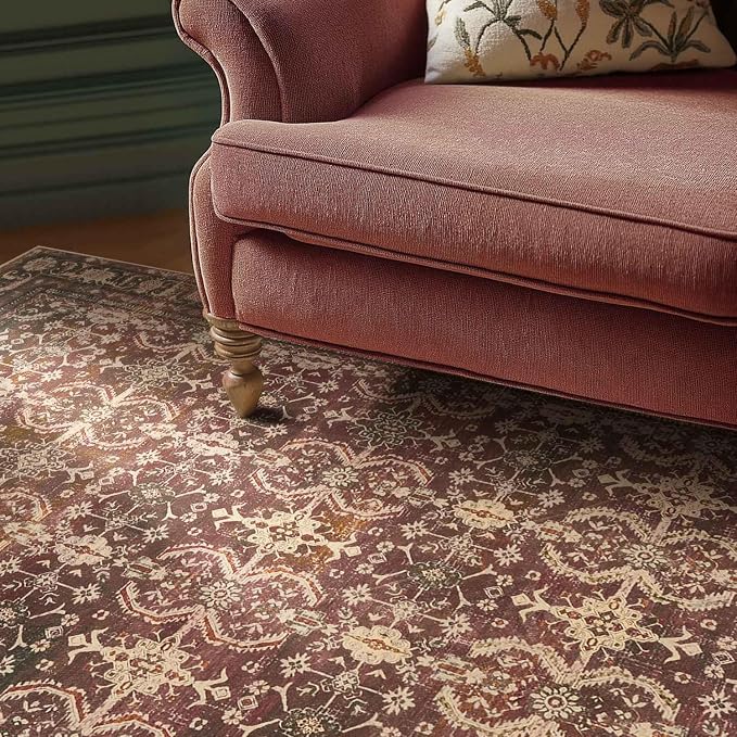 Rugxara 8x10 Area Rugs for Living Room Bedroom, Large Washable Christmas Rug - Image 5