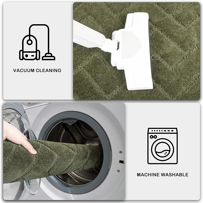 PURRUGS Dirt Trapping Door Mat 24" x 35.5", Non-Slip Machine Washable Entry Rug - Image 7