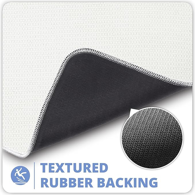 Bath Mat, Ultra Thin Bathroom Rugs, Rubber Bath Mats - Image 4