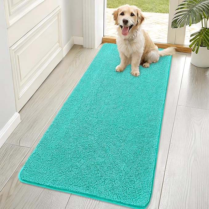 OLANLY Dog Door Mat for Muddy Paws 70x32, Absorbs Moisture and Dirt, Absorbent by OLANLY