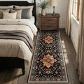 RELEANY Area Rugs Runner 2'x6' Washable Non-Slip, Floral Vintage Distress by RELEANY