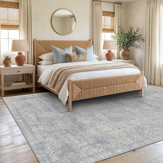 Rugxara 6x9 Area Rugs for Living Room Bedroom, Large Washable Rug, Non Slip & - Image 2