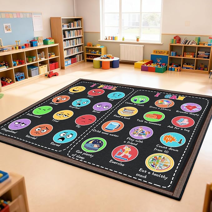 Classroom Rug Elementary 5x7 ft, Calming Corner Rug - Image 7