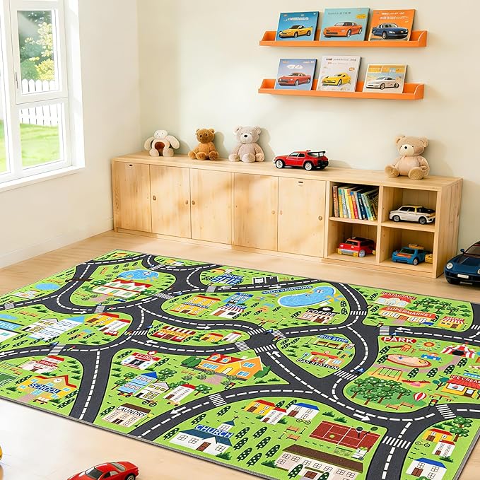 Community Kids Car Play Rug by BBENRON