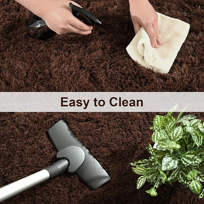 TWINNIS Super Soft Shaggy Rugs Fluffy Carpets, 8x10 Feet, Indoor Modern Plush - Image 6