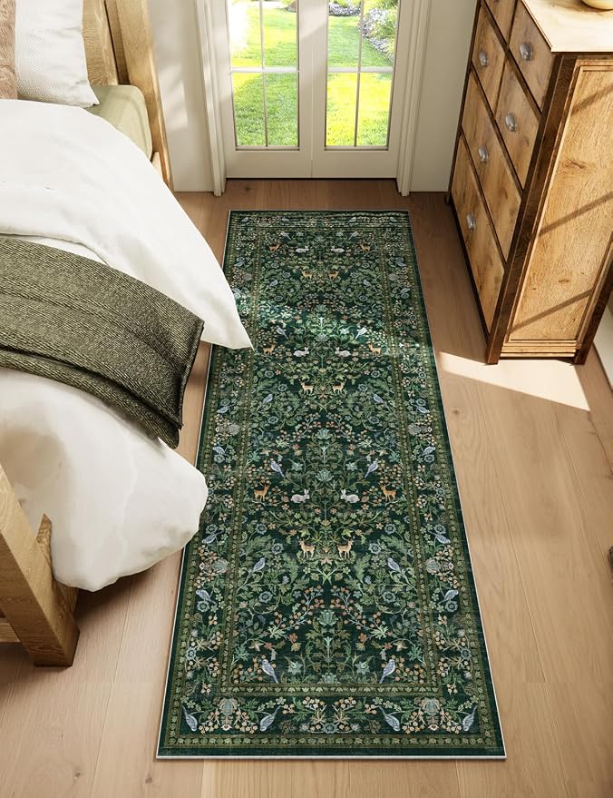 Washable Runners for Hallways Kitchen Rugs: 2'x6' Runner Rug Stain Resistant - Image 9