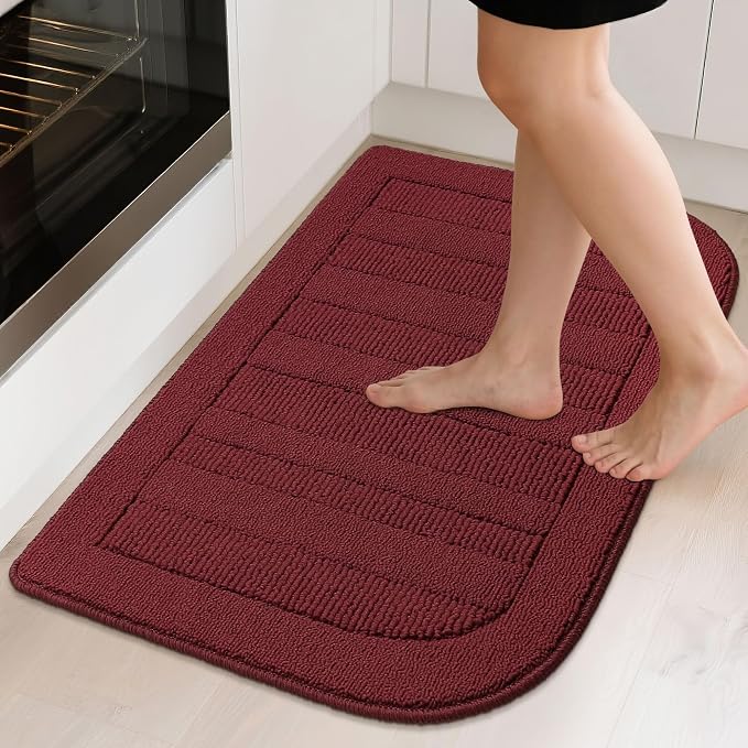 BEQHAUSE 24x36 Inch Kitchen Rug Mat Durable Kitchen Rugs Non-Slip Washable - Image 2