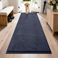 PURRUGS Dirt Trapping Door Mat 31.5" x 70", Non-Slip Machine Washable Entryway by PURRUGS