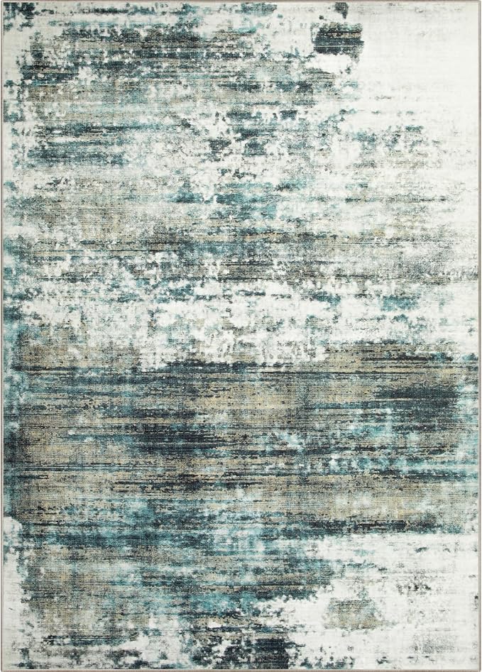 6x9 Area Rugs Washable Rug: Large Modern Abstract Living Room Rug Soft - Image 8