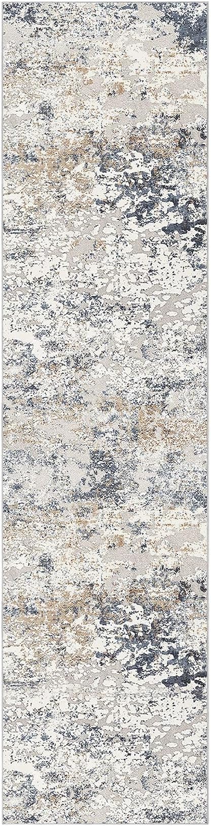 DMOYEST Washable Runner Rug for Hallway: 2.6x10 Neutral Modern Abstract Low - Image 9