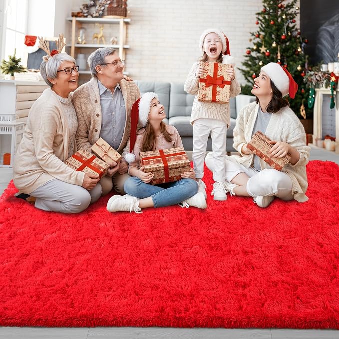 Chicrug Soft Area Rugs for Bedroom Living Room Plush Fluffy Rug 4x6 Feet - Image 7