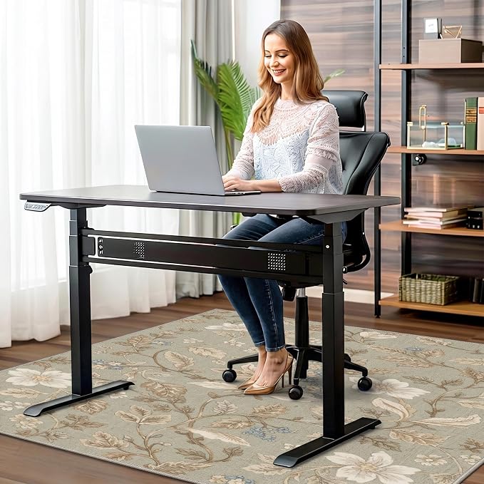 36"x60" Office Chair Mat for Hardwood Tile Floor, Under Desk Carpet Protector - Image 2