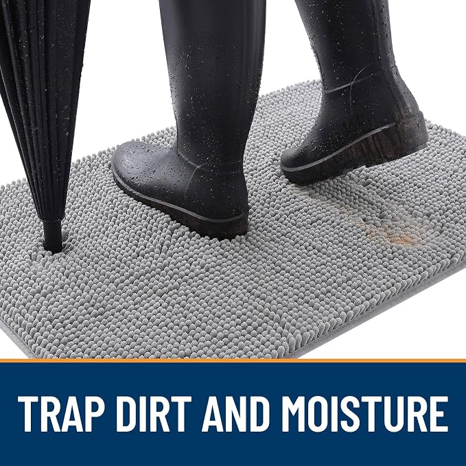 OLANLY Dog Door Mat for Muddy Paws 59x24, Absorbs Moisture and Dirt, Absorbent - Image 2