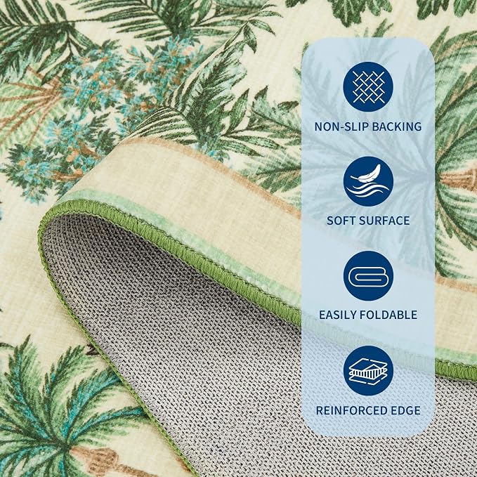 GarveeHome Jungle Rug 10x13 Washable Area Rugs - Image 7