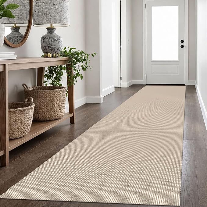 IOHOUZE Washable Exrea Long Hallway Runner Rug 3x16 Non Slip Rubber Backed by iOhouze