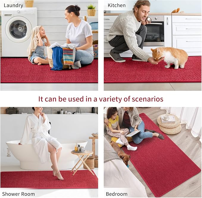YDKGL Kitchen Rugs and Mats Non Skid Washable Set of 2 PCS, Absorbent Runner - Image 8