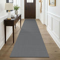 KOZYFLY Cotton Runners for Hallway 3x9, Wide Washable Runner Rug, Woven Non by KOZYFLY