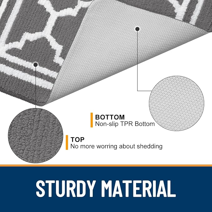 Buganda Long Indoor Door Mat, Dirt-Resistant and Absorbent Doormat, Low Profile - Image 4