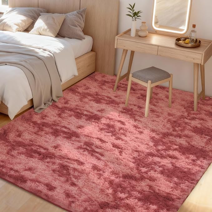 Litanika 4x6 Fluffy Shag Faux Fur Area Rug - Image 2