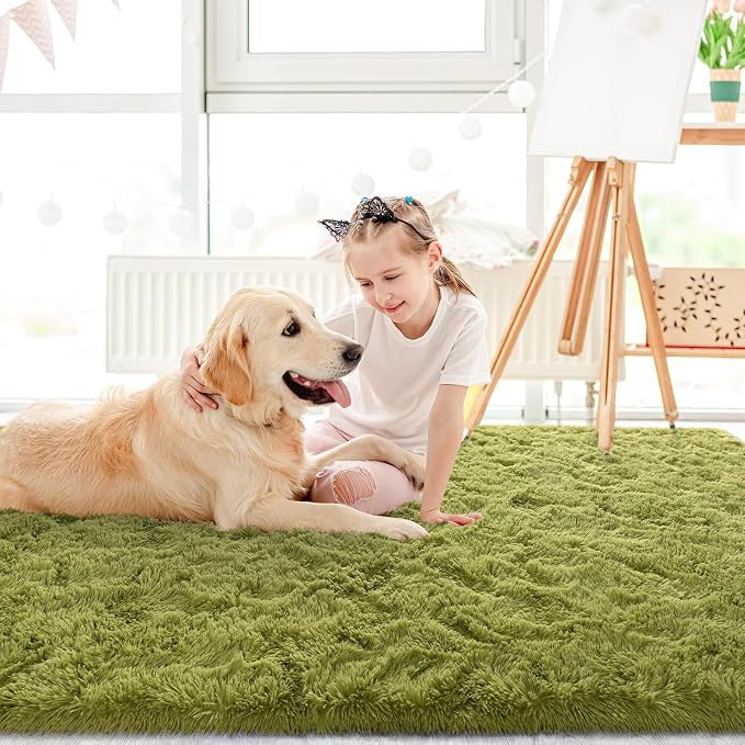 LOCHAS Ultra Soft Indoor Modern Area Rugs Fluffy Living Room Carpets - Image 4