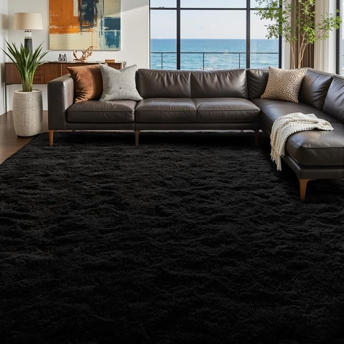 5x8 Ft Extra Large Shag Rugs for Living Room, Ultra Soft Fluffy Furry Area Rugs - Image 3
