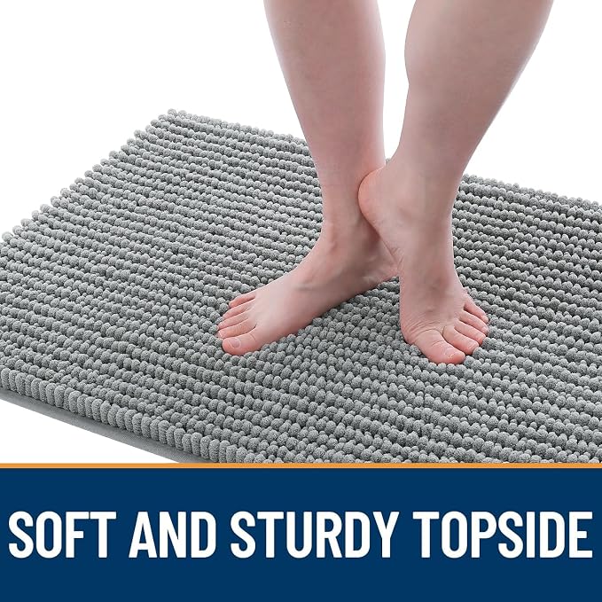 OLANLY Dog Door Mat for Muddy Paws 59x24, Ultra Absorbent Chenille Mud Doormat - Image 3