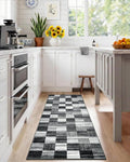 Terrug Black and White Runner Rugs by TerrugHomeDecor