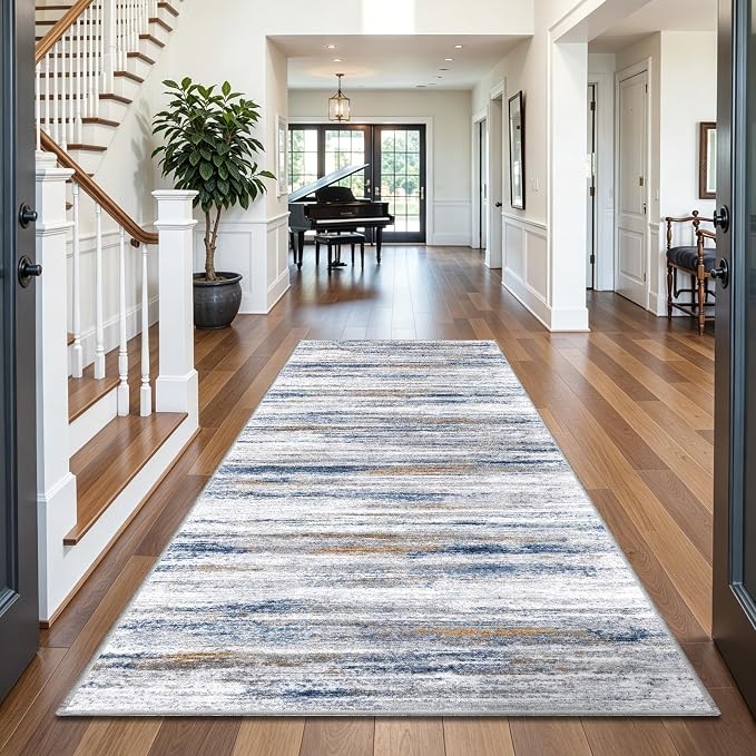 5x10 Area Rug for Living Room: Non-Slip Washable Rugs for Dining Room Bedroom - Image 3