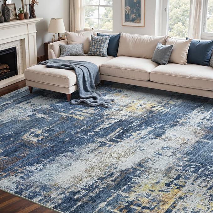 6x9 Ft Large Area Rugs for Living Room, Soft Non-Slip Washable Rugs Modern - Image 3