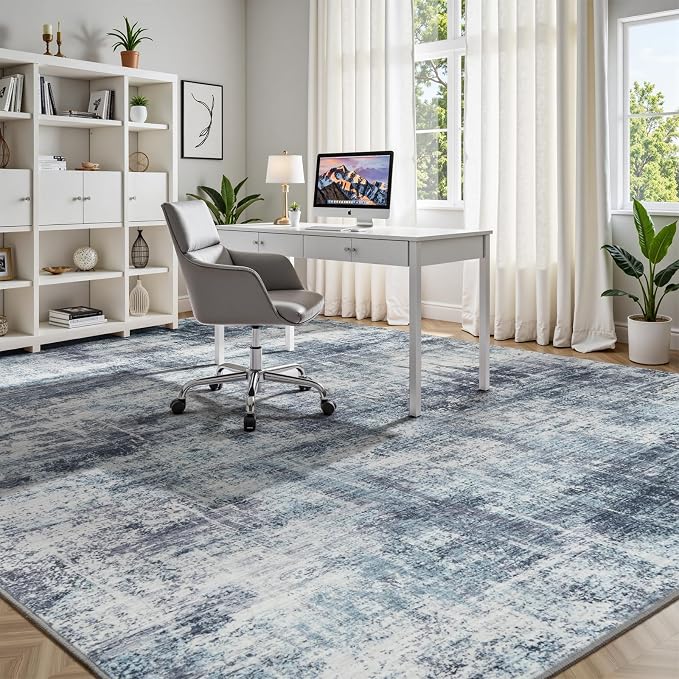 Lofus 6x9 Area Rug for Living Room, Neutral Modern Washable Carpet for Bedroom - Image 6