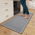 Kitchen Rugs Non-Slip and Washable, Kitchen Mats by QiCaiJia