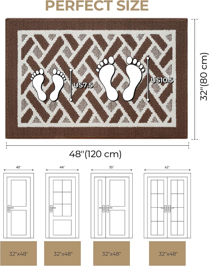 GRANNY SAYS Door Mat Inside Entrance Non-Slip, Welcome Mats Front Door Mat - Image 2
