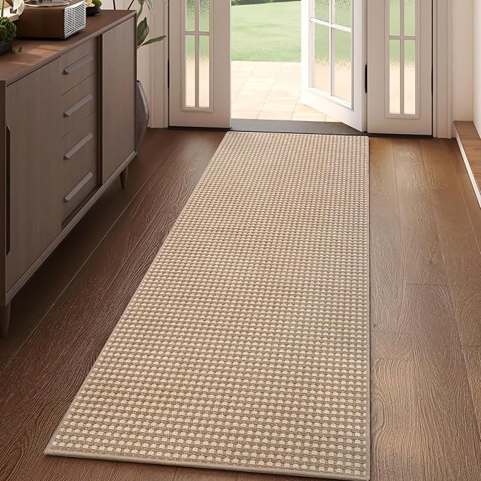 YDKGL 2x5 ft Hallway Runner Rug Boho Woven Washable Long Kitchen Runner Rugs by YDKGL