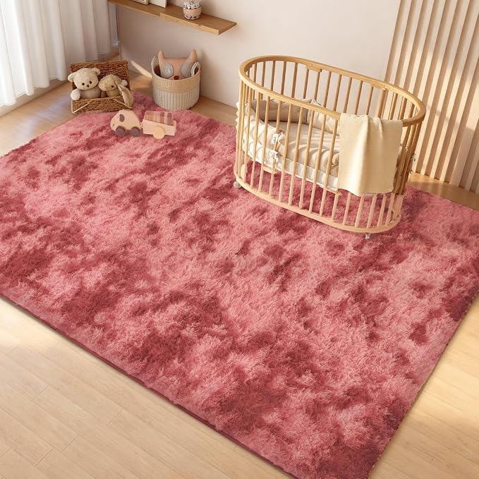 Litanika 5x8 Fluffy Shag Faux Fur Area Rug - Image 4