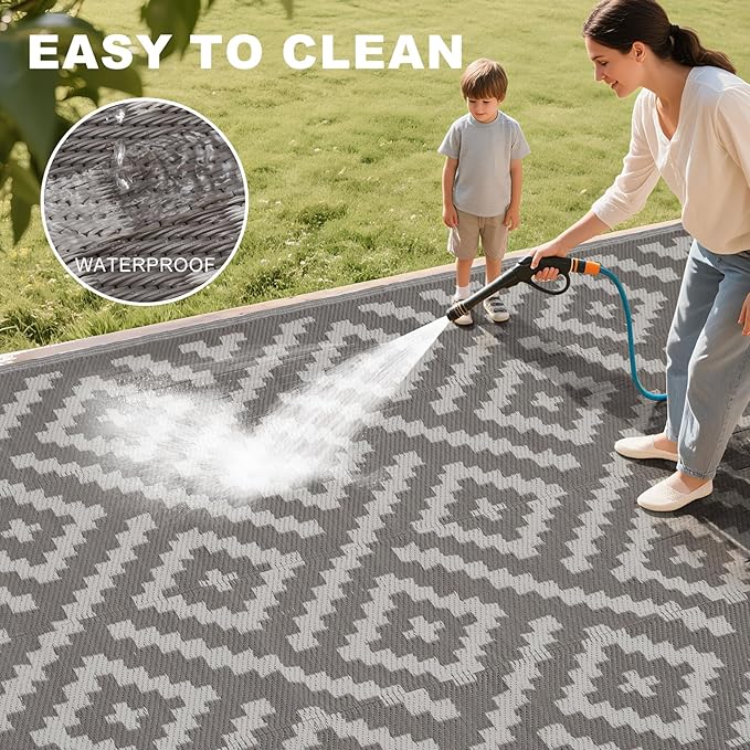 RURALITY Outdoor Rugs 8x10 Feet - Image 5