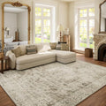 Washable Area Rugs for Living Room: 6x9 Bedroom Area Rugs Boho Vintage Rugs by palohom