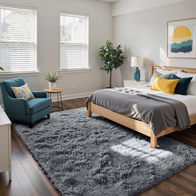 yongyangjuxin Fluffy Rug Shag Area Rug, Large Shag Area Rugs - Image 3