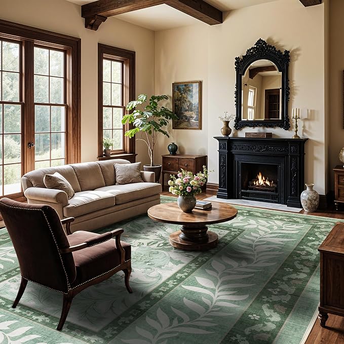 LIANLAM Washable Rug 9x12 Area Rugs - Image 4
