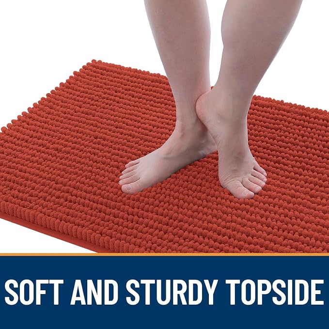 OLANLY Dog Door Mat for Muddy Paws 24x16, Ultra Absorbent Chenille Mud Doormat - Image 3