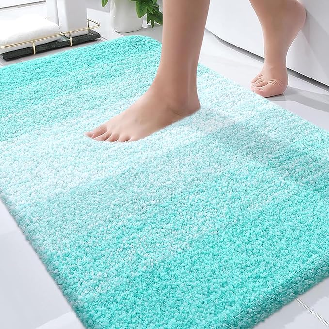 OLANLY Bathroom Rugs Mat 30x20, Extra Soft Absorbent Microfiber Bath Rugs by OLANLY