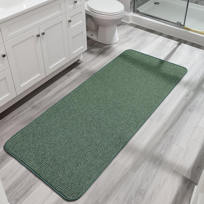 Bosap Bath Mat, Ultra Thin Bathroom Runner Rugs, Large Bath Mats by BosapDirect