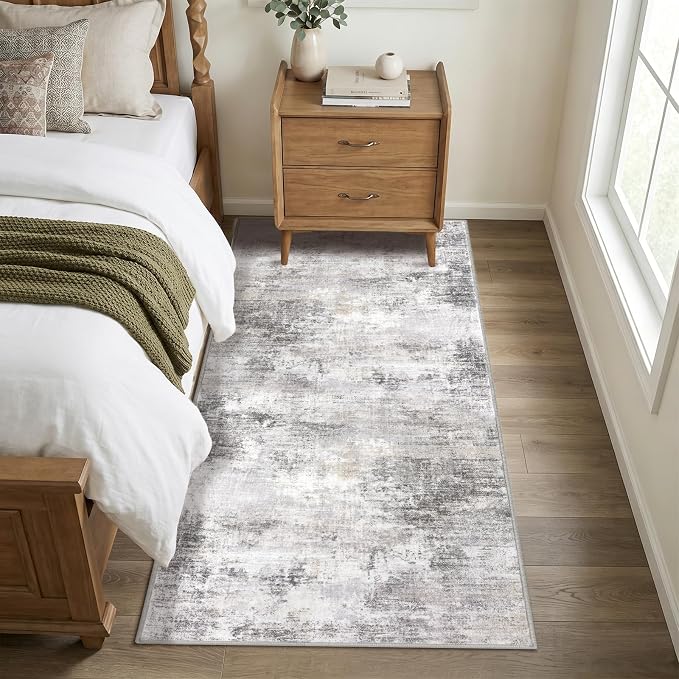 IOHOUZE Abstract Runner Rug 3x7 Ft Washable Runners - Image 8