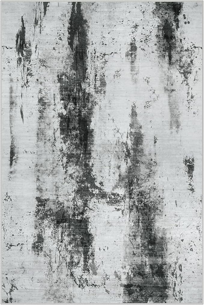 10x14 Area Rugs Washable Rug: Modern Abstract Living Room Rug Soft Anti-Skid - Image 3