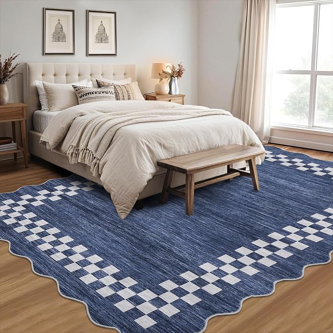 GarveeHome Area Rug 6x9 Large Living Room Modern Border Throw Rug - Image 2